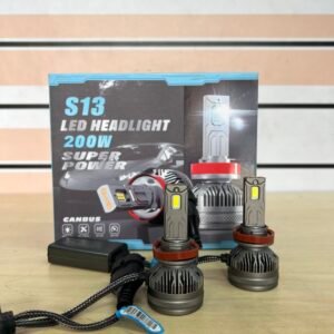 Bombillo LED S13 Canbus 200W 30.000 lúmenes H4 H7 H8