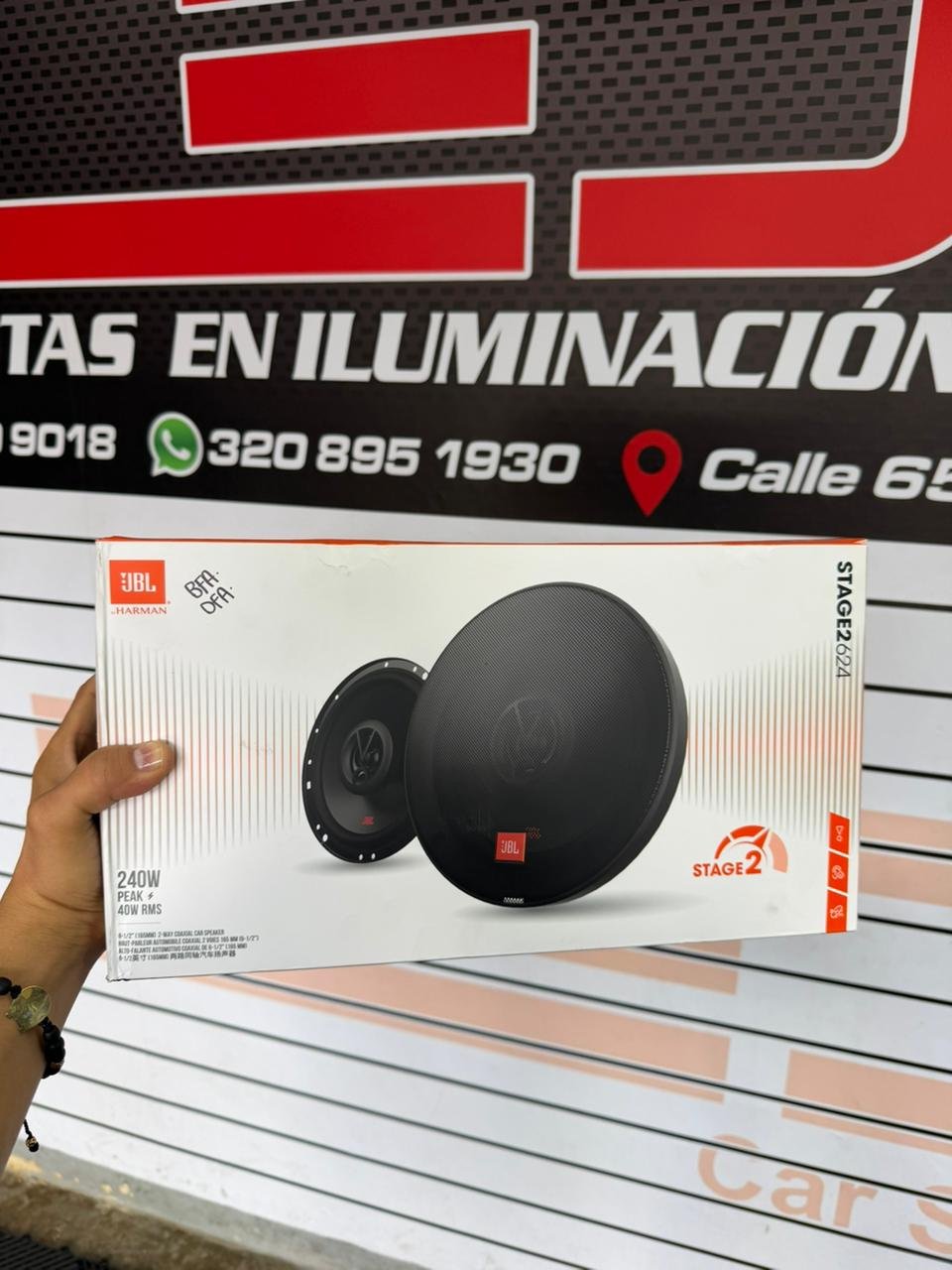 Altavoces JBL Stage2 634 de 6.5” para Auto – 250W 3 V