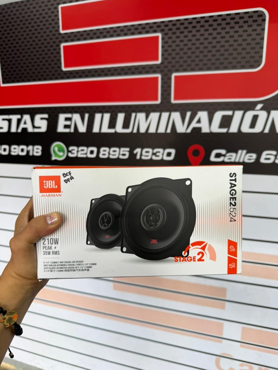 Altavoces Coaxiales JBL Stage2 524 de 5.25” para Auto – 210W